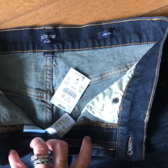 NWT J. Crew Flex Athletic blue jeans 30X32 - Picture 12 of 12